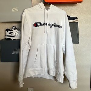 CHAMPION Stitched Hoodie | Large
